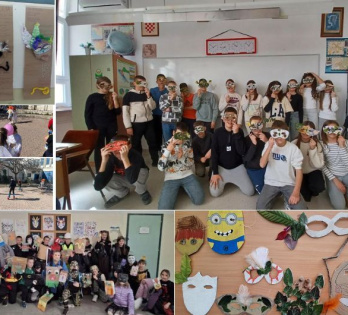 Eko maškare u OŠ prof. Filipa Lukasa, Kaštel Stari